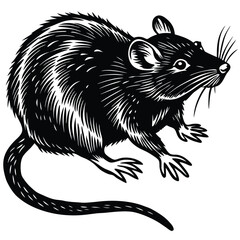 Rat Silhouettes vector