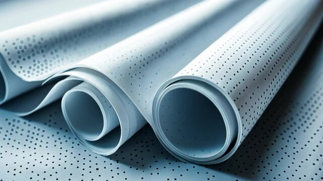 Vector Panorama Drafting Paper With Regular Dots in a Grid Layout Generative AI