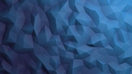 Obraz premium minimalistic serene abstract low poly background 3d illustration. Can be used to reprensent abstract design motion graphics, crumpled geometry or calm wallpaper