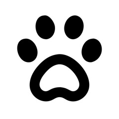Fototapeta premium Paw Print Icon 