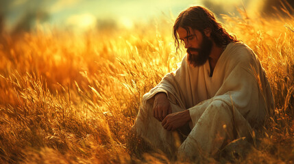 De la Biblia Jesús Cristo de Nazaret - obrazy, fototapety, plakaty