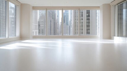 Empty, Modern City Apartment