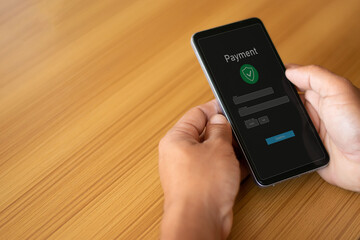 Online Payments and Online Shopping Financial Transactions Digital Online Payment Concept