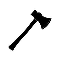 Axe silhouette vector illustration