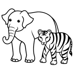 elephant cartoon illustration