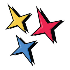 Comic Shape Vector Design