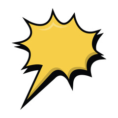 Comic Shape Vector Design