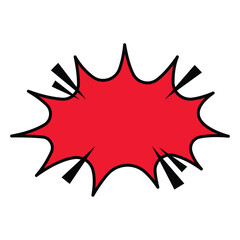 Comic Shape Vector Design