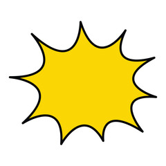 Comic Shape Vector Design