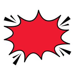 Comic Shape Vector Design