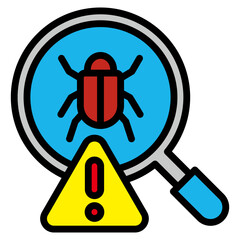 Malware Detection  Icon Element For Design