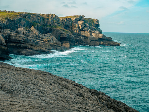 cliffs at the sea Spain