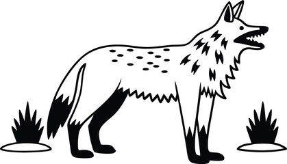 wolf vector illustration