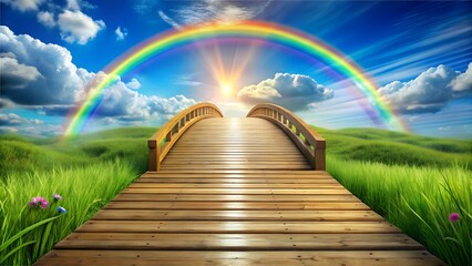 Enchanted Rainbow Bridge: A Spiritual Pet Memorial Journey

