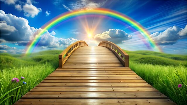 Enchanted Rainbow Bridge: A Spiritual Pet Memorial Journey

