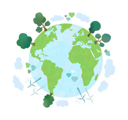 地球のイラスト