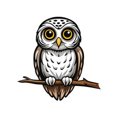 A critically endangered forest owlet, Heteroglaux blewitti, perched on a weathered branch in its dwindling rainforest habitat.