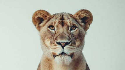 Portrait of a Lioness, Studio Shot