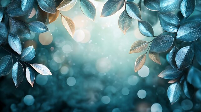 A sophisticated tea and silver botanical pattern with lu