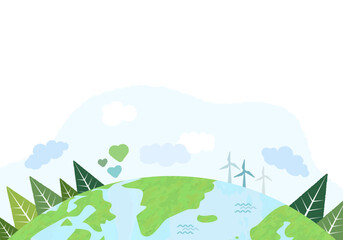 地球のイメージイラスト
