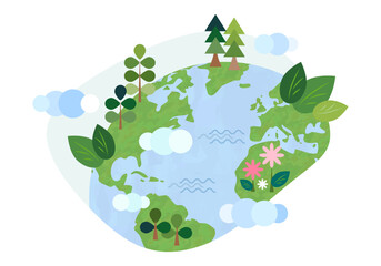 地球のイメージイラスト
