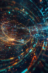 Abstract Artistic Representation of Quantum Physics: Exploring the Enigma and Paradoxical Nature of the Quantum Realm