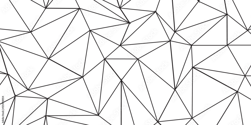 Aufkleber abstract low poly geometric triangle grid background. mockup isolated on white background. retro of 