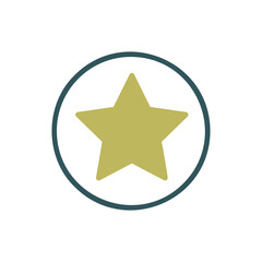 Add to favorites vector icon, star symbol