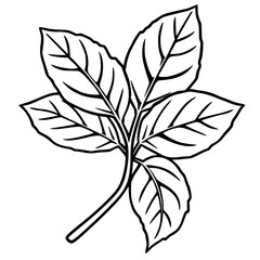 Lush Green Leaves A Botanical Illustration of Nature s Beauty