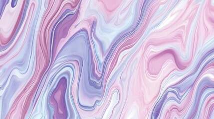 Obraz premium Swirling Abstract Fluid Background Featuring Shades Of Pastel Colors