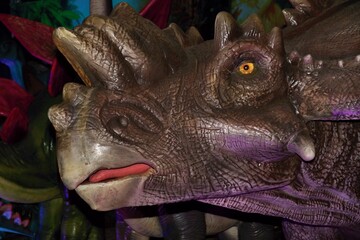 Fototapeta premium Jurassic Park Impressions - World of the Dinosaurs