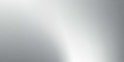 Abstract silver foil background with metal mirror texture. Chrome gradient surface with light gloss modern art simple background