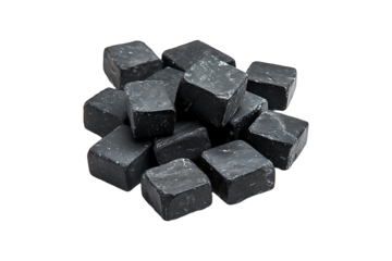 Soft Ferrites Isolated on White and Transparent Background PNG Image.