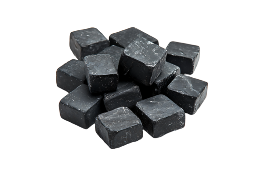 Soft Ferrites Isolated on White and Transparent Background PNG Image.