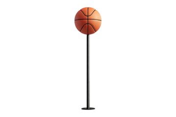 Basketball Pole Isolated on White and Transparent Background PNG Image.