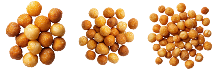 Fried dough balls kitchen food photography home close-up delicious