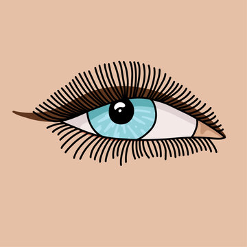 Minimalist Eye Illustration