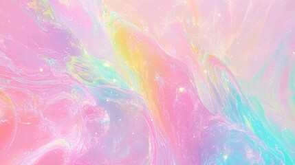Obraz premium Pastel Swirls Of Light And Color Forming An Abstract Design