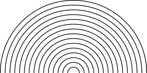 Abstract Minimalist Lined Shape