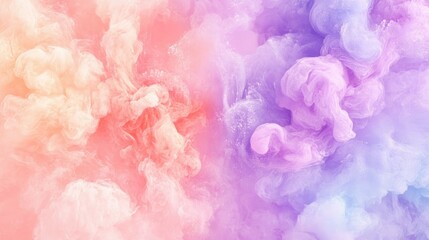Colorful smoke swirls create an abstract artistic composition with fluid forms