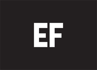 EF Letter Logo, EF Logo, E Letter Logo, F Letter Logo, E Logo, F Logo, EF Monogram Design, EF