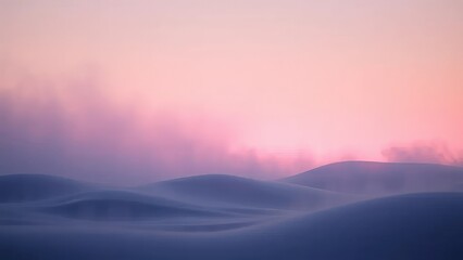 Ethereal mist waves rise soft translucent gradient fades into darkness, ethereal, gradient, soft