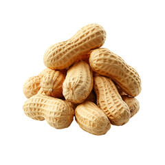 Peanuts Isolated on White Background