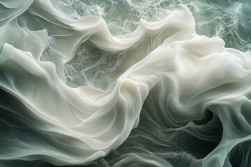 Obraz premium Awe-inspiring view of sand dunes that gently slope toward the ocean, a constantly changing coastal border that skillfully combines elements into. Generative Ai