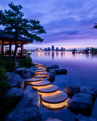 Lakeside Pathway at Dusk