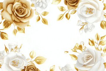 vector background with roses