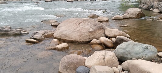 stones in water