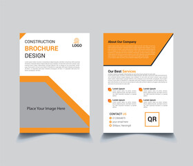 Creative Construction Flyer and Brochure Design
