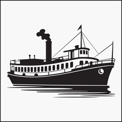 Obraz premium cargo ship in the sea 