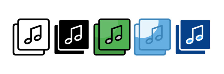 Collection Icon Set Multiple Style Collection © Icon Set